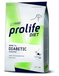 Prolife Diet Diabetic Sensitive Mini 1,5kg Crocchette per Cane Prolife Diet Diabetic Sensitive Mini 1,5kg Crocchette per Cane